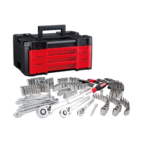 CRAFTSMAN VERSASTACK Mechanics Tool Set, 1/4 in, 3/8 in, and 1/2 in Drive, 230 Piece (CMMT45306)