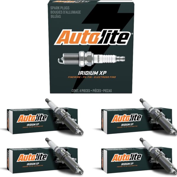 Autolite Iridium XP Automotive Replacement Spark Plugs, XP3924 (4 Pack)