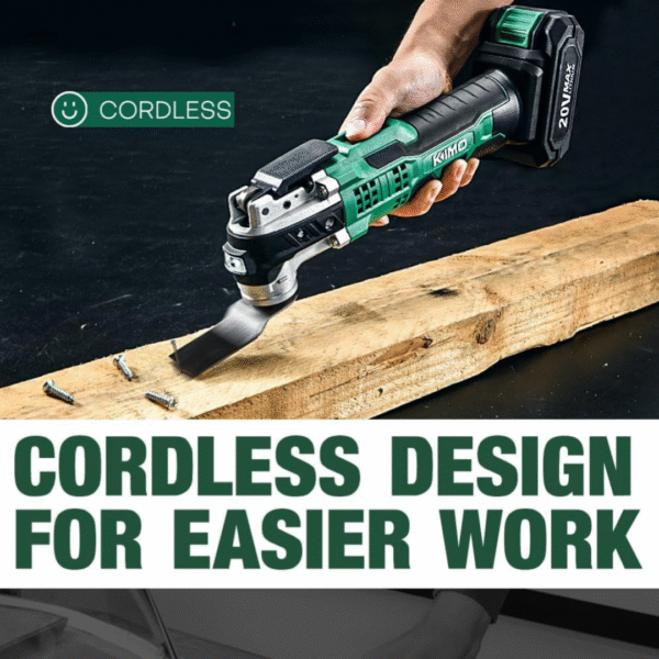 KIMO 20V Cordless Oscillating Tool Kit with 26-Pcs